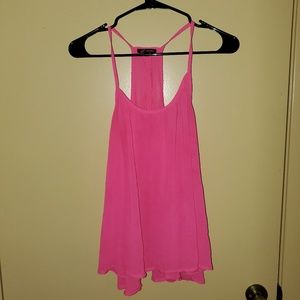 Pink Sheer Top